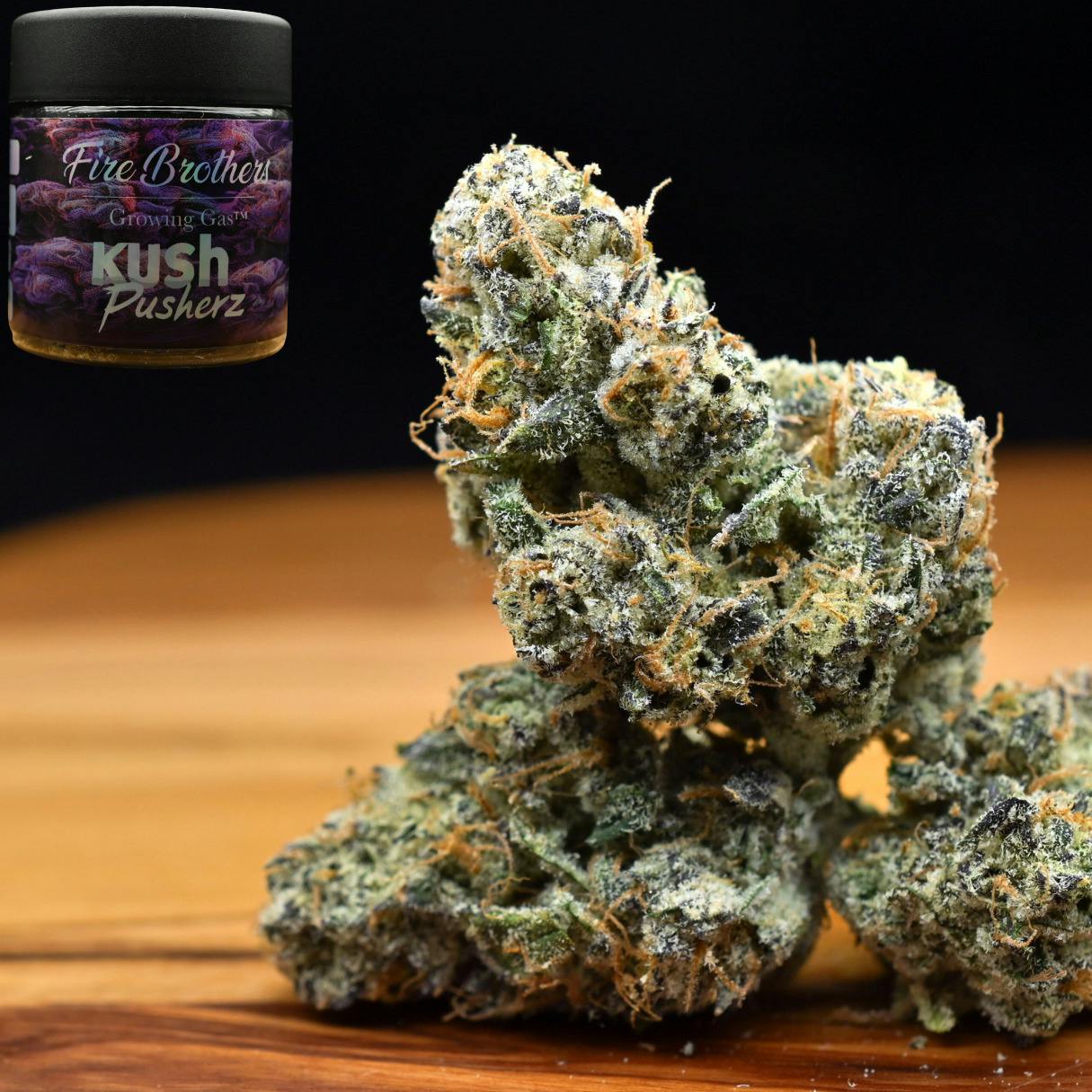 3.5g Kush Pusherz | Prepack Flower | Fire Bros