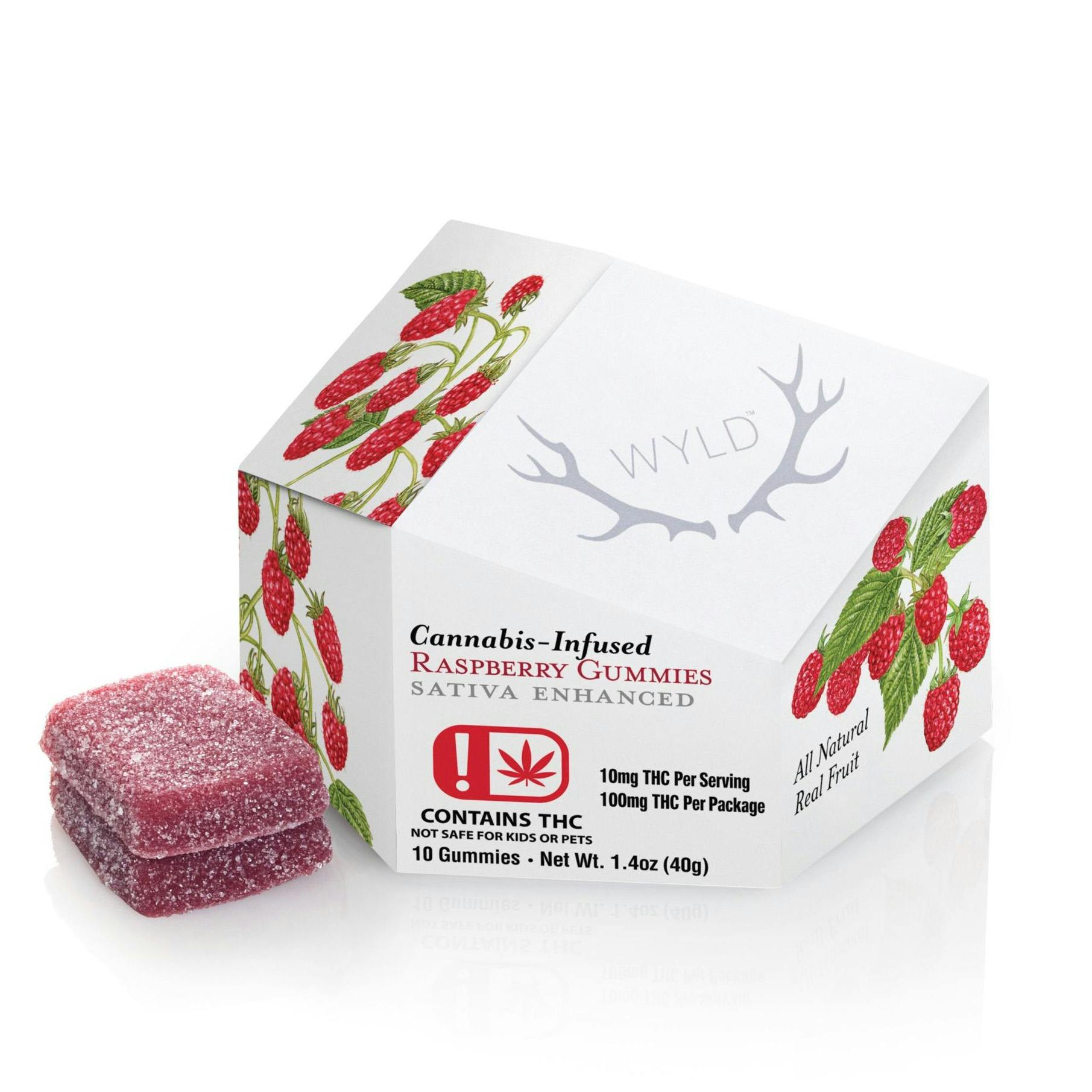 100mg Raspberry | Wyld Gummies