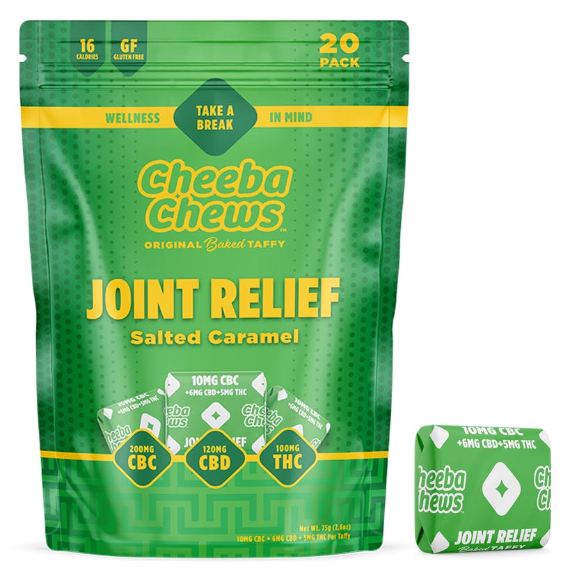 100mg Joint Relief Salted Caramel | Cheeba Chews