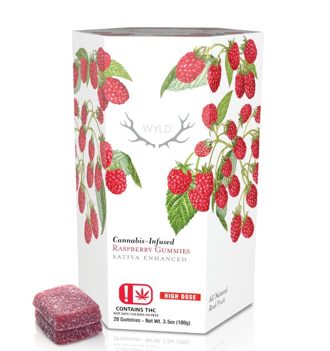 1000mg Raspberry | Wyld Gummies