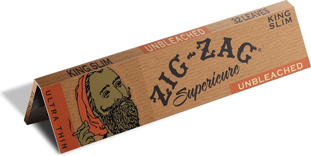 1 1/4 Unbleached Zig Zag
