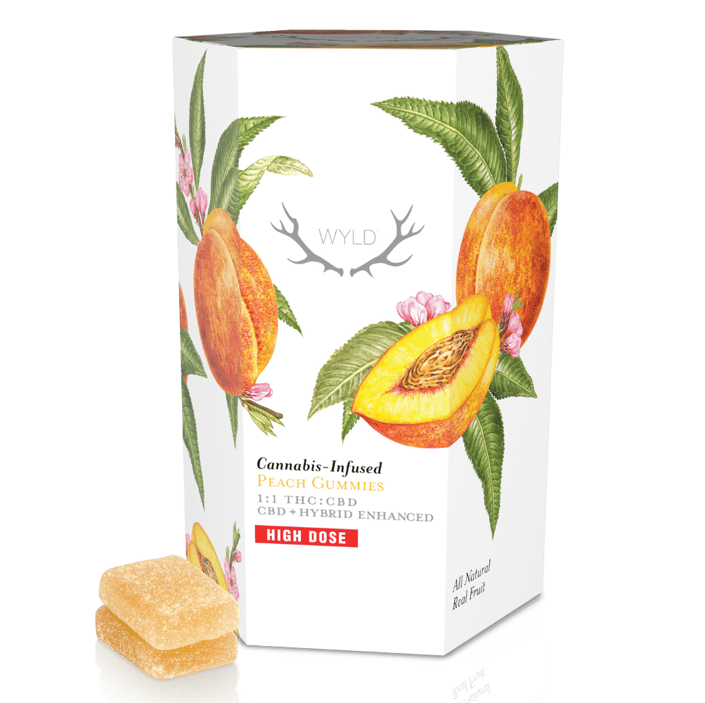 1000mg Peach | Wyld Gummies