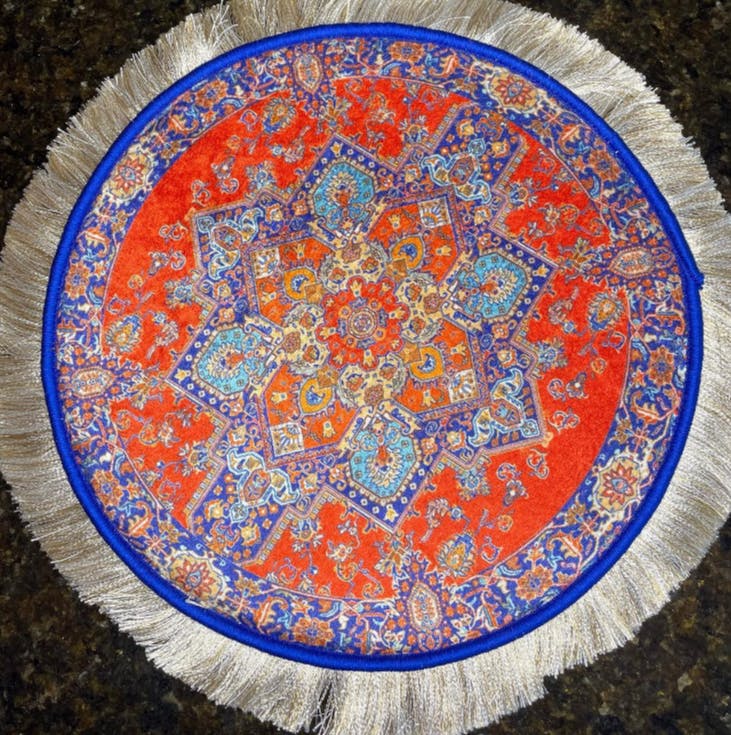 Dabhali | Circular Dab Mat | 2 for $60