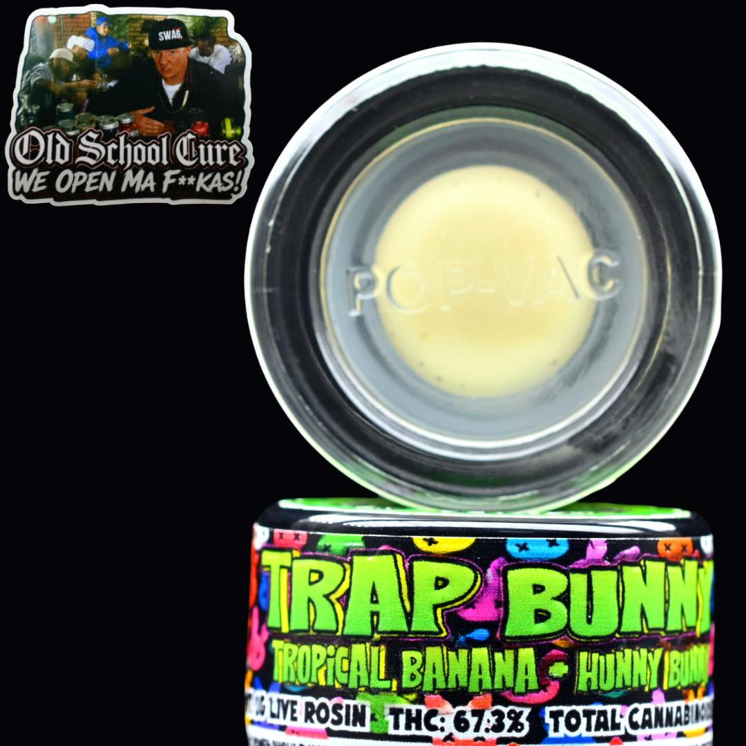 1g Trap Bunny | Live Rosin | Old School Cure