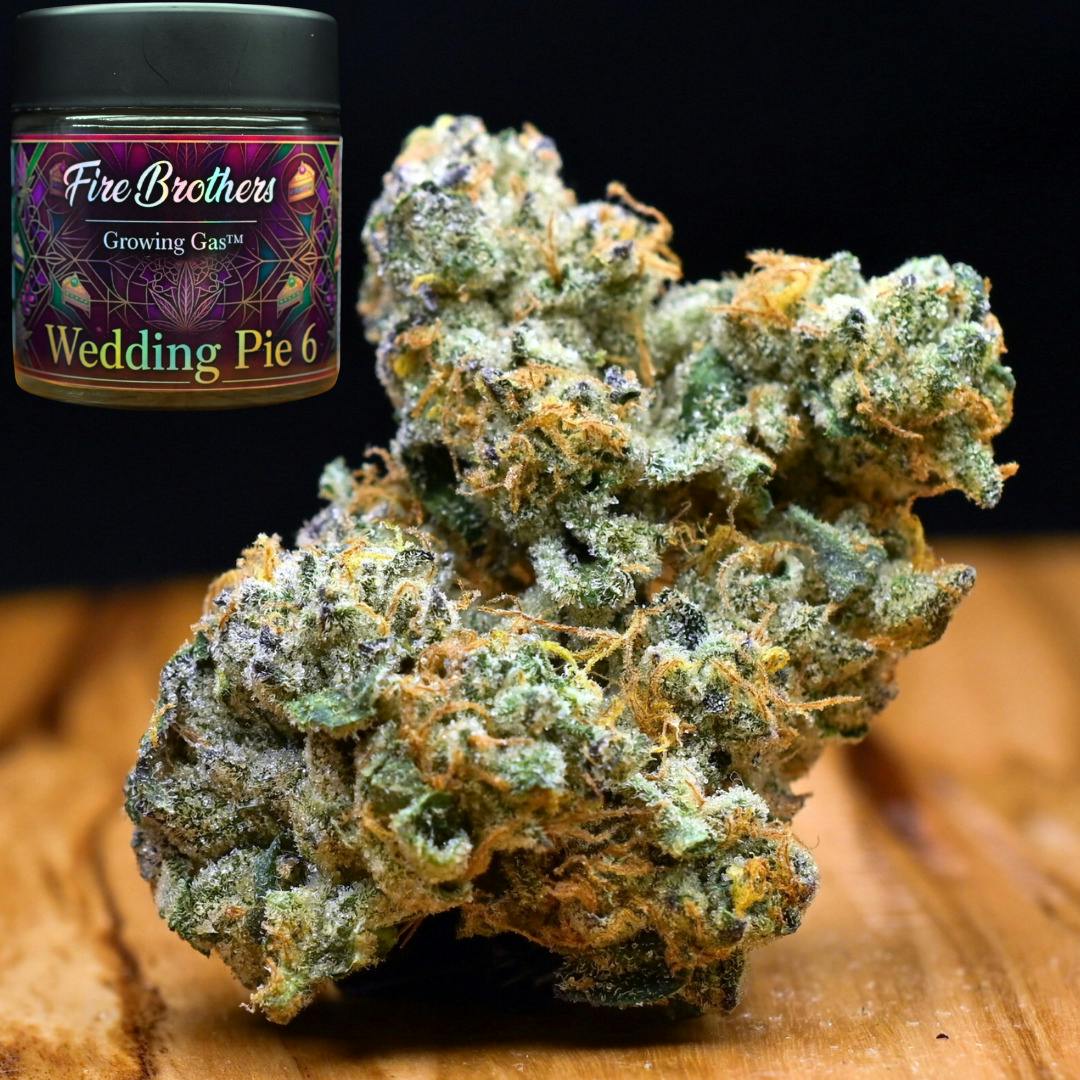 3.5g Wedding Pie 6 | Prepack Flower | Fire Brothers