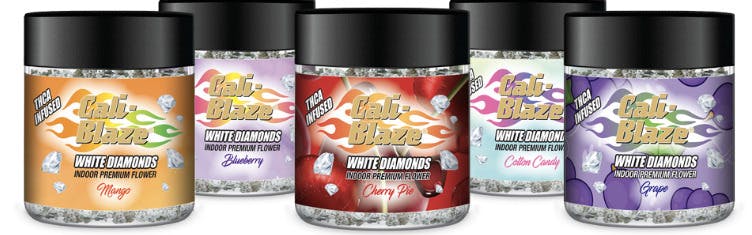 Cali Blaze | Mango White Diamond | Infused Flower