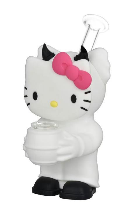 What's Up Cat | Silicone Water Pipe | 5.5"