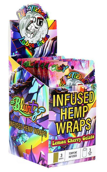 Lift Ticket | Terpene Infused Hemp Wrap w/ Glass Tip | 3pc.