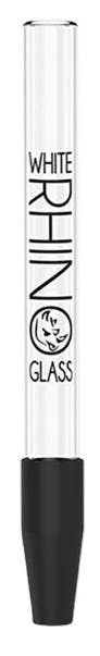 White Rino | Glass Dab Straw | 5"