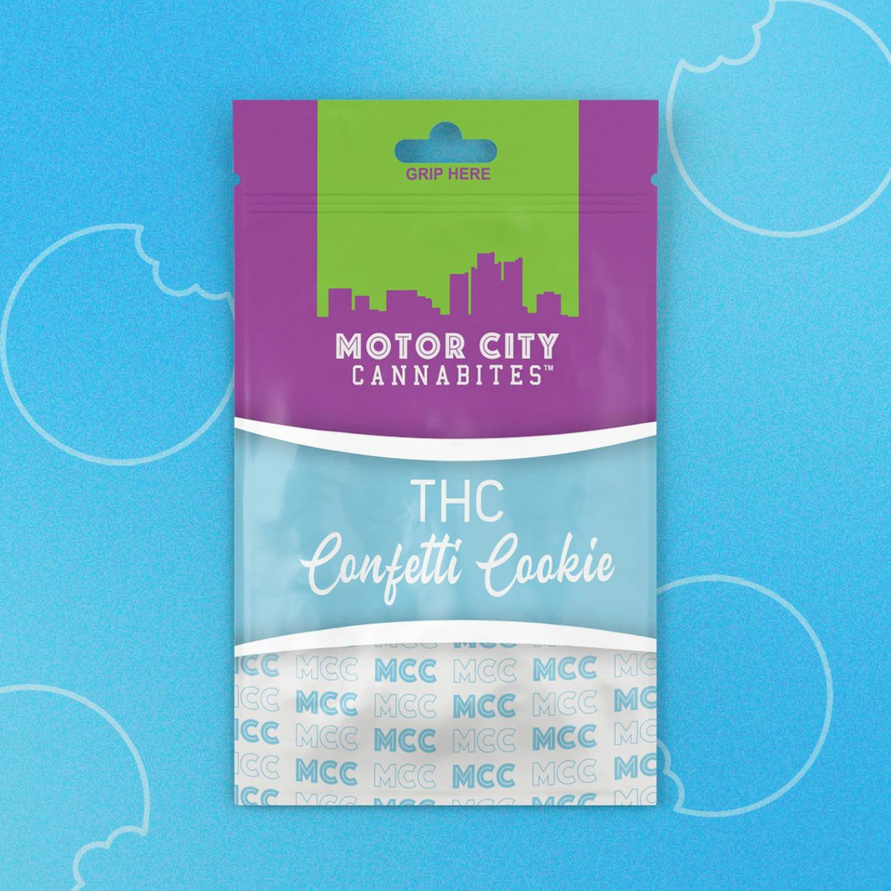Motor City | 200mg Treats | Confetti Cookie
