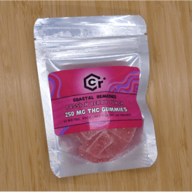 250mg Passion Berry Punch Gummies - Coastal Remedies