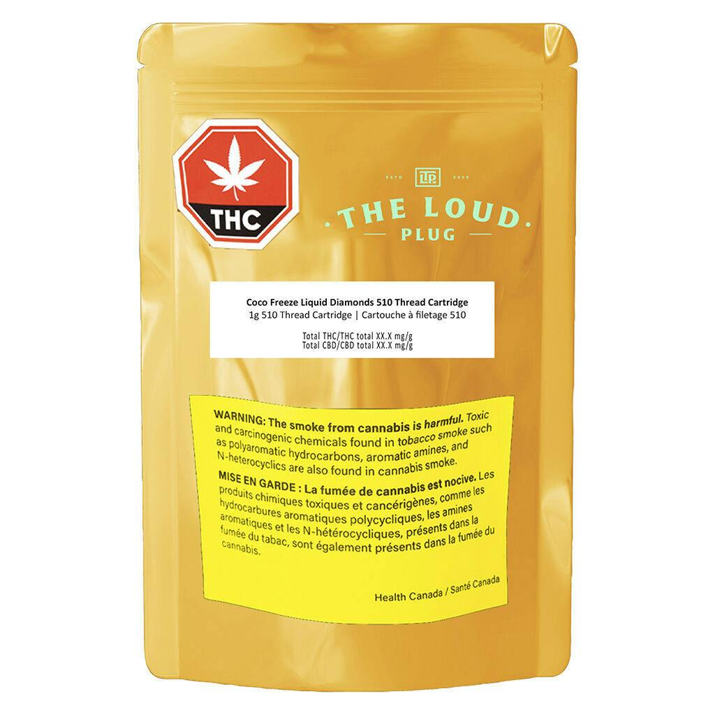 Drippyz Coco Freeze Liquid Diamonds 510 Cartridge - 1g
