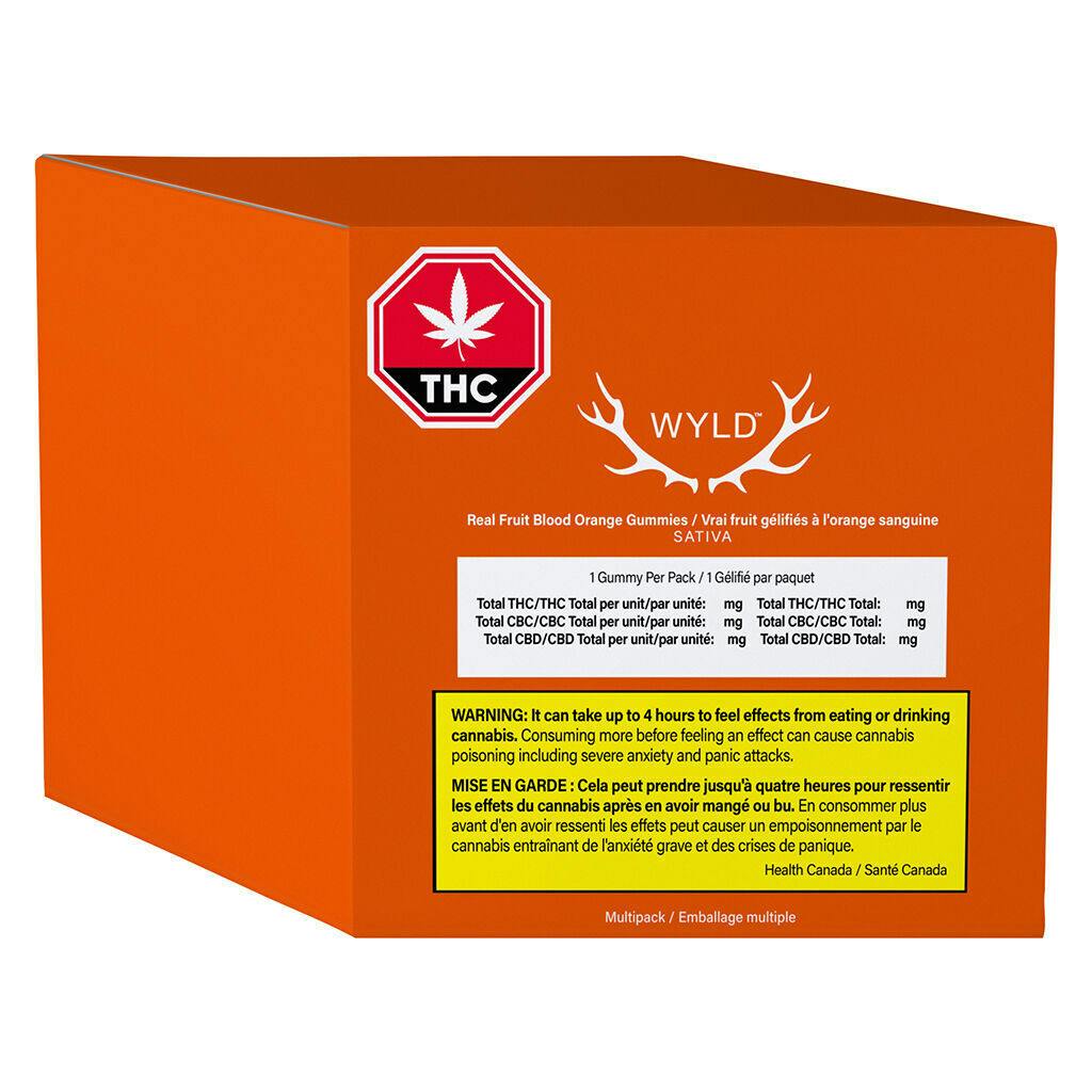 Real Fruit Blood Orange SATIVA Gummies Multipack - 10x1 Pack