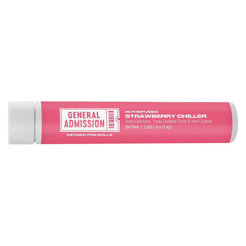 Strawberry Chiller Hi–Fi Infused Pre-Rolls - 5x0.5g