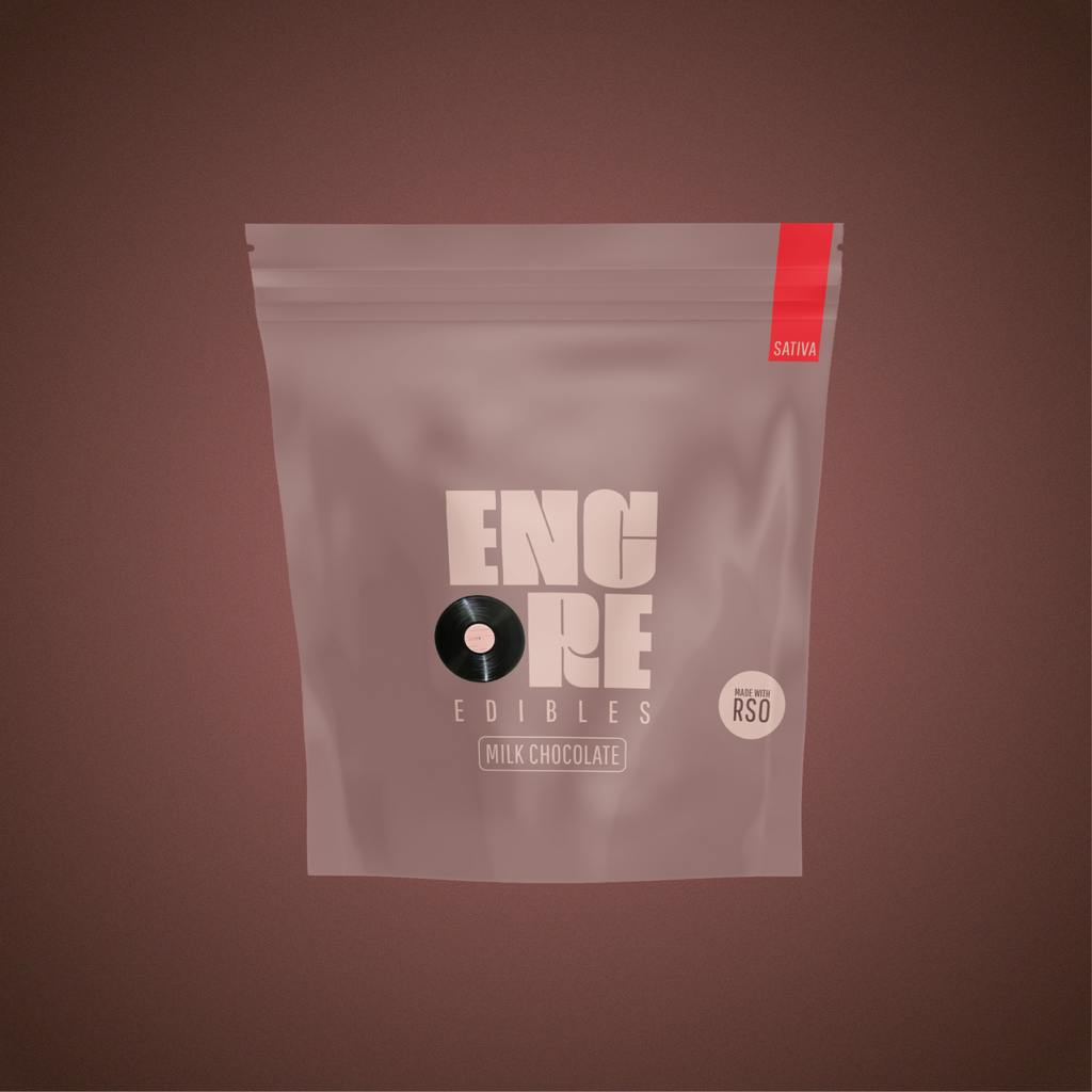 Encore Edibles Sativa RSO Milk Chocolate 100mg [10pk] Candy