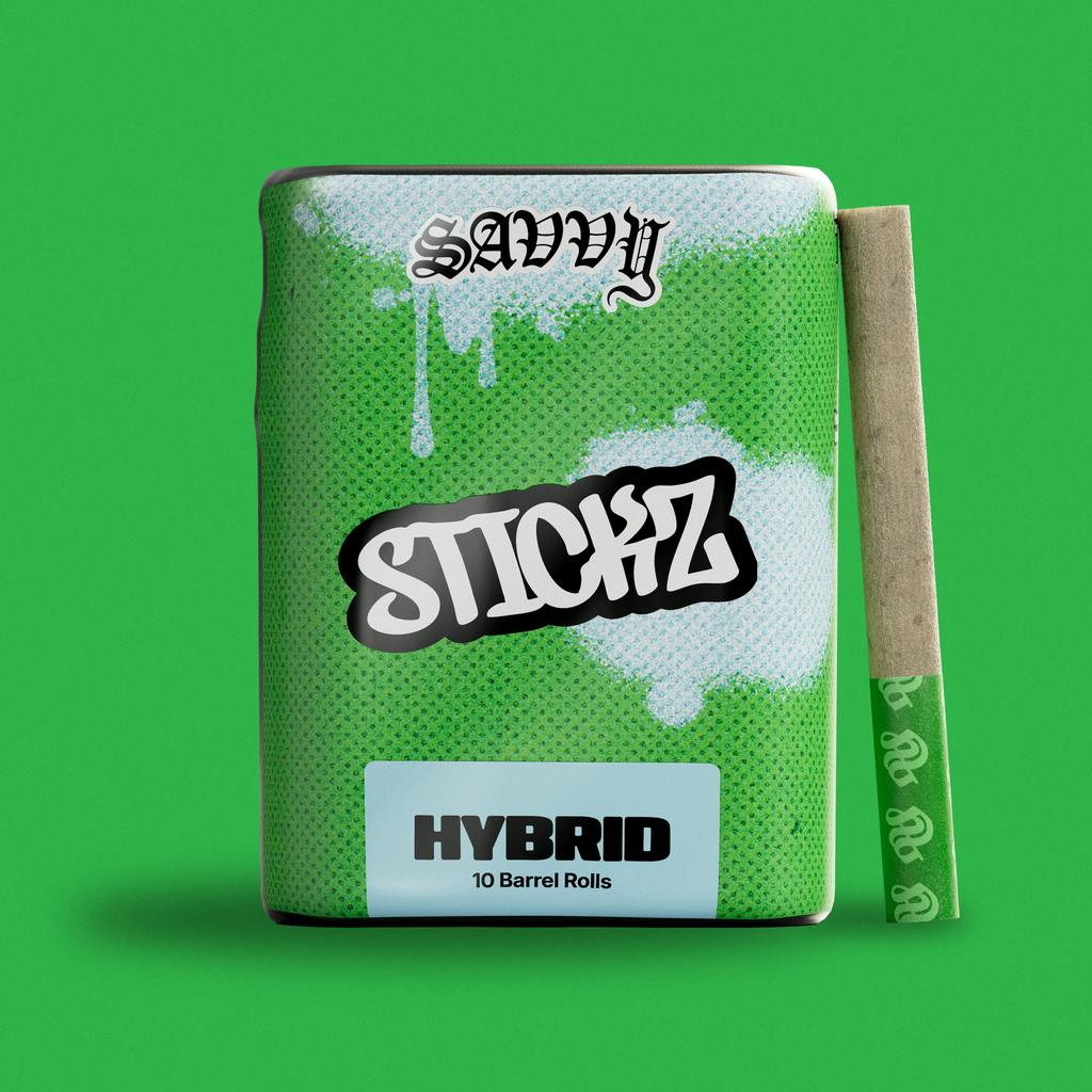 Savvy Stickz Space Mints Pre-Roll 5g [10pk]