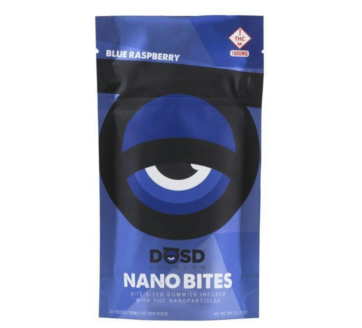 MED - DOSD Nano Bites - Blue Raspberry (1000mg)