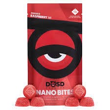 MED - Dosd Nano Bites - Raspberry 1:1 (1000mg THC/1000mgCBD)