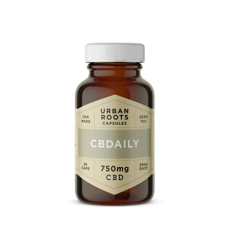 Urban Roots CBDaily Capsule 750mg CBD