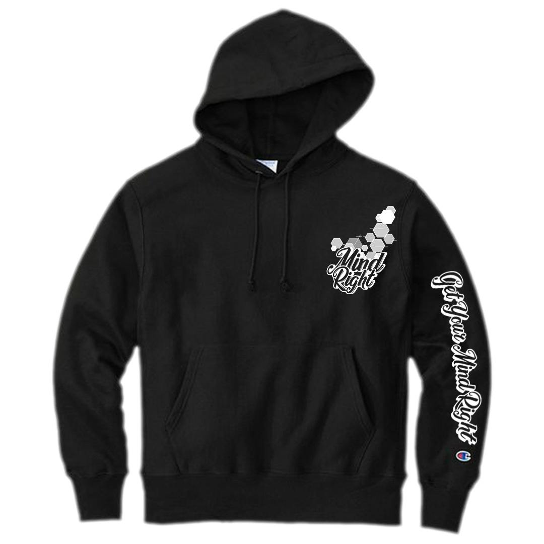 MindRight Hoodie - Black - Medium