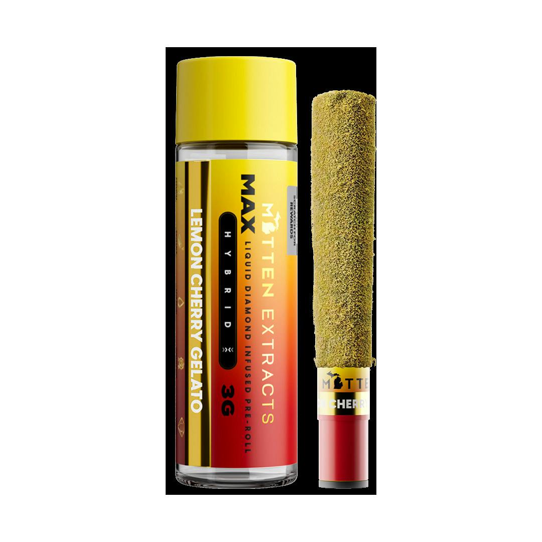 Mitten Extracts - 3g MAX Pro Infused Pre-Roll - Lemon Cherry Gelato (Hybrid)