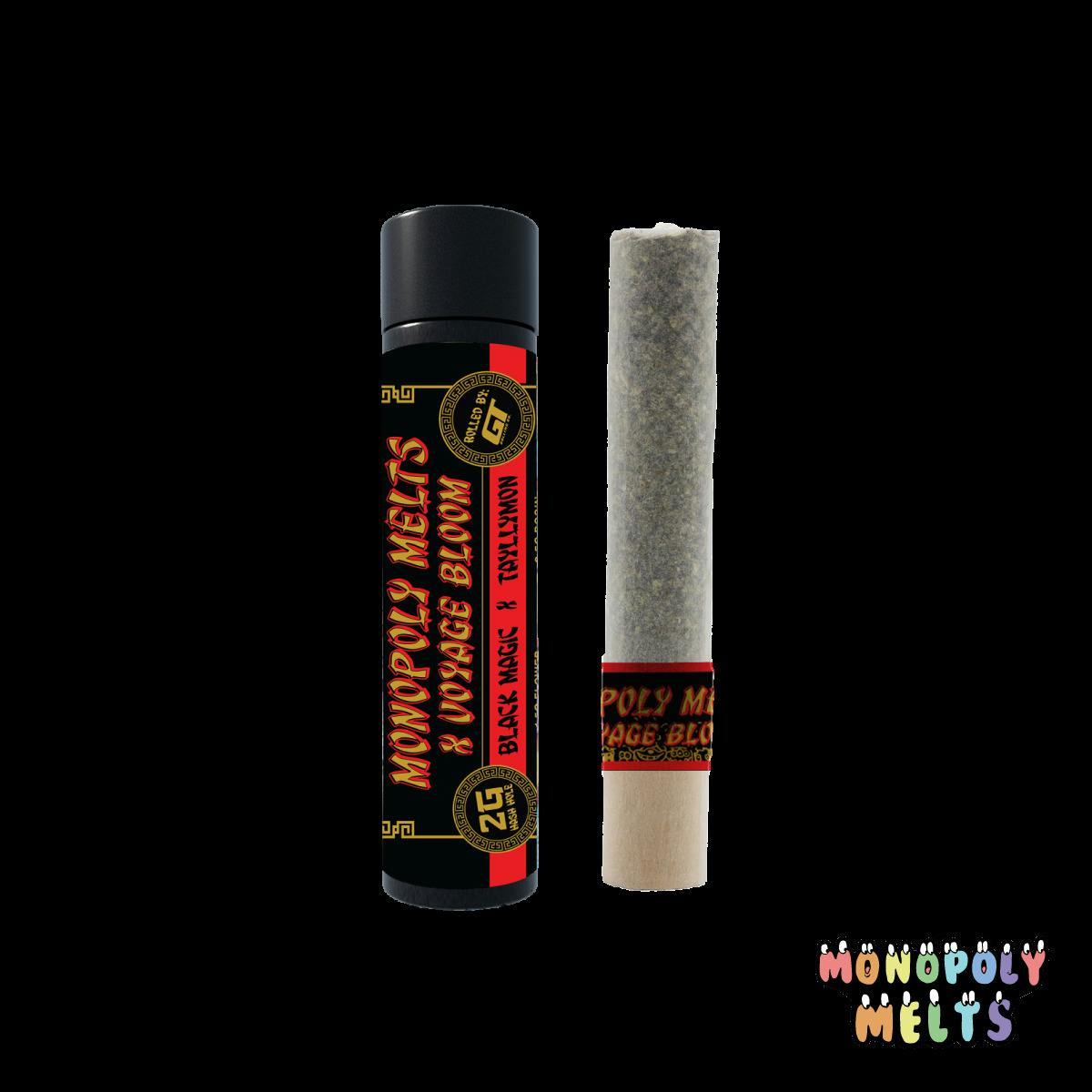 Monopoly Melts - Takeout Box - 2g Donut - Black Magix x Tallymon (SOLD IN SET)