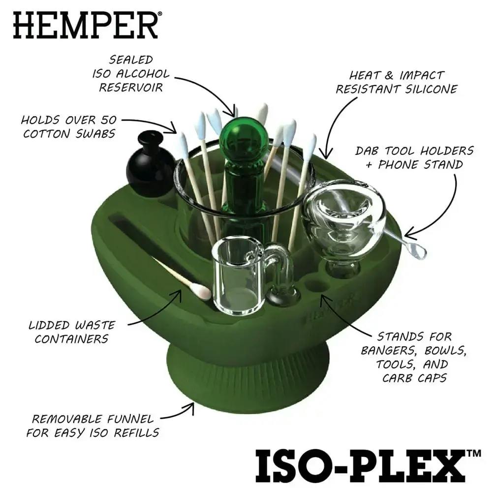 HEMPER ISO-PLEX ISOPROPYL CLEANING STATION - BLACK