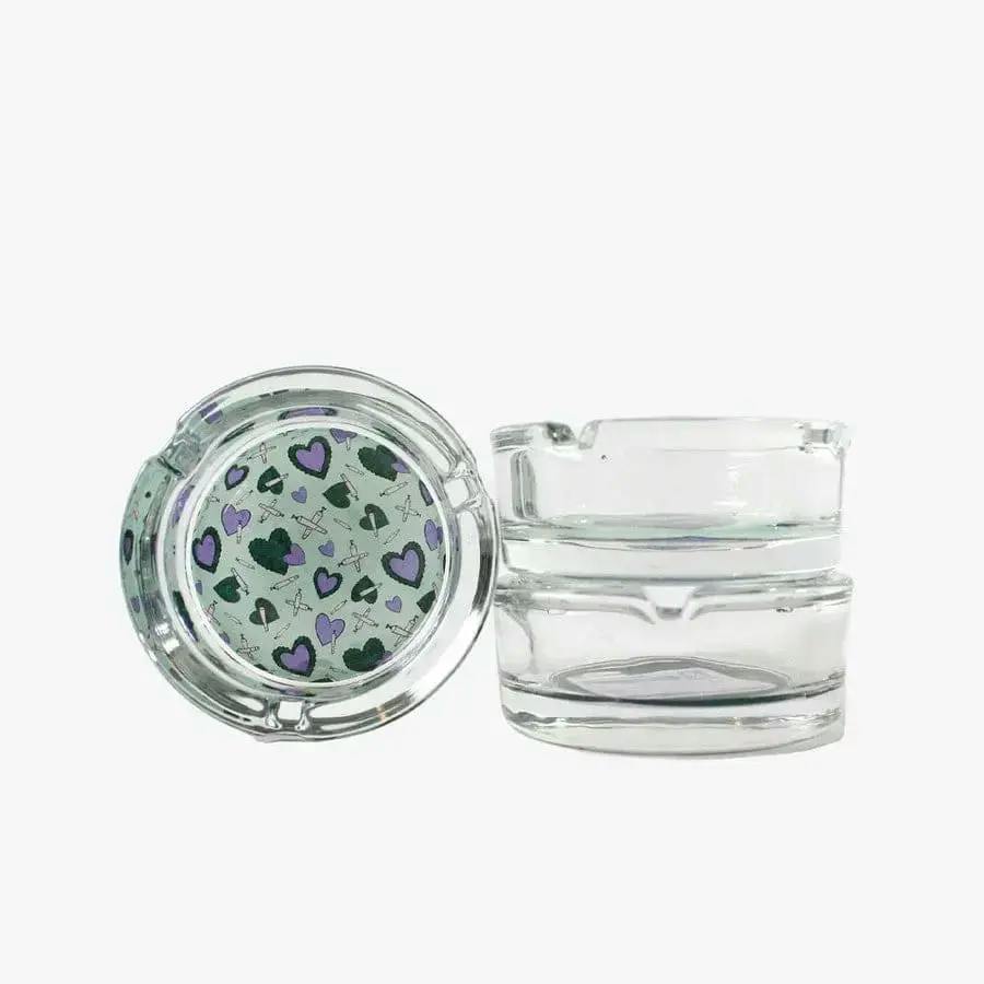 GIDDY 3" GLASS ASHTRAY - BLUNT A DAY
