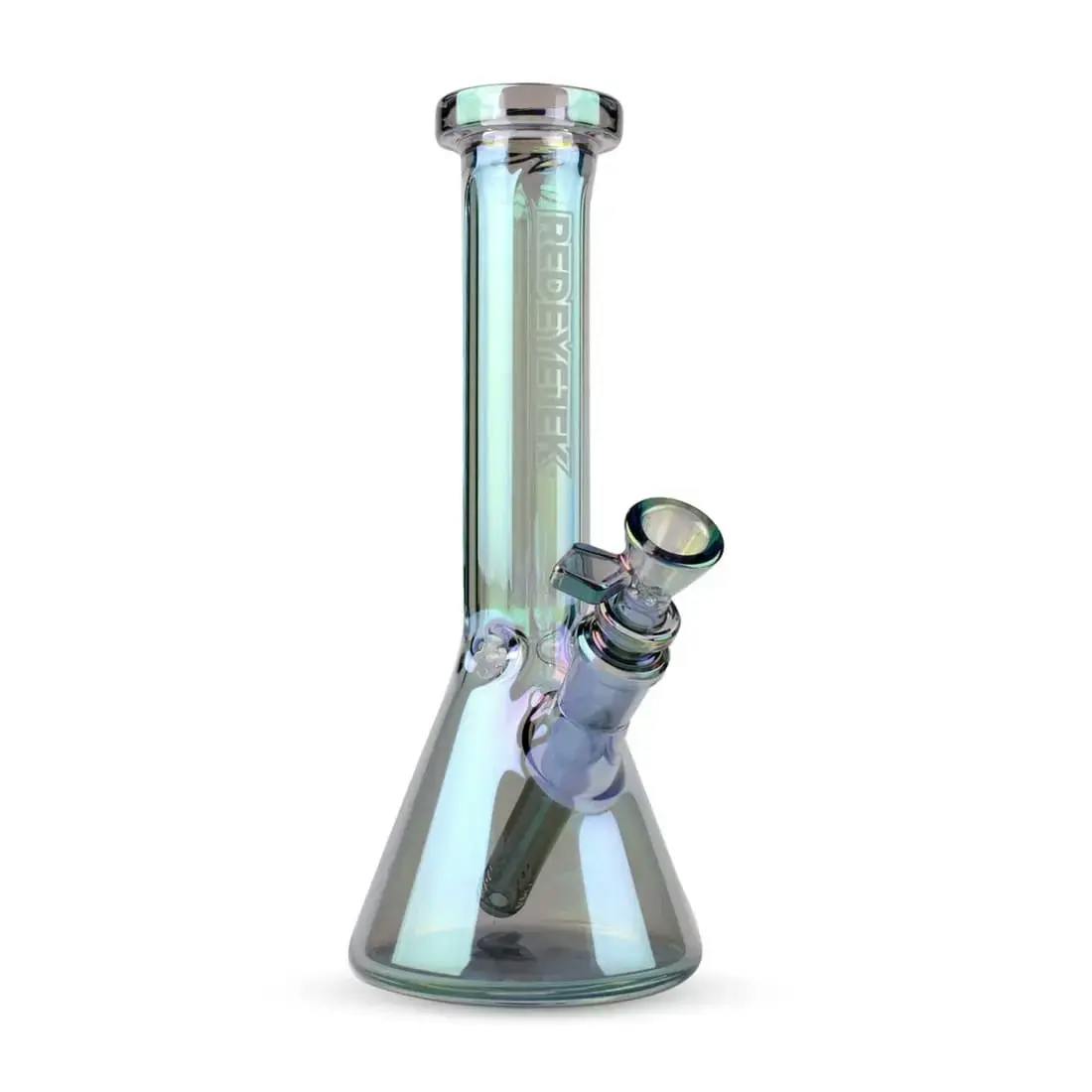 Red Eye Tek 12" Terminator Hex Top Water Pipe - Green