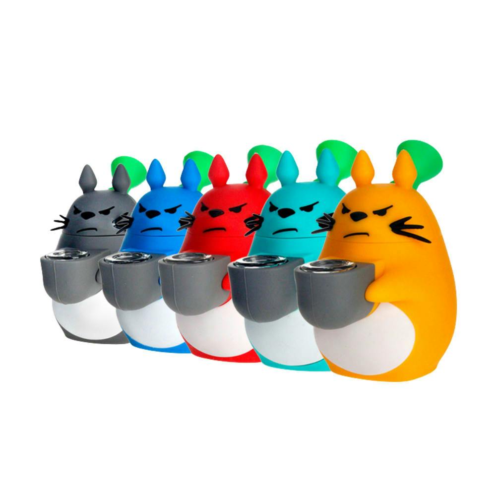 4.5" Arsenal Anime Mouse Silicone Waterpipe Assorted Colors
