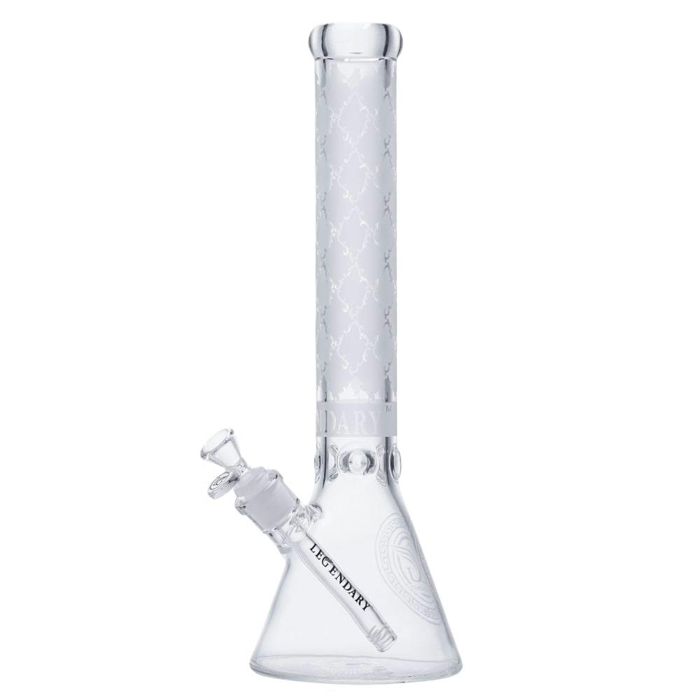 16" 7mm Legendary Crystal Pattern Beaker Bong