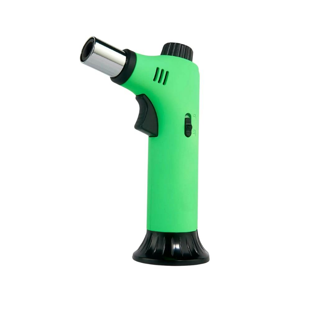 Neon Green Maven Pillar Windproof Torch Lighters