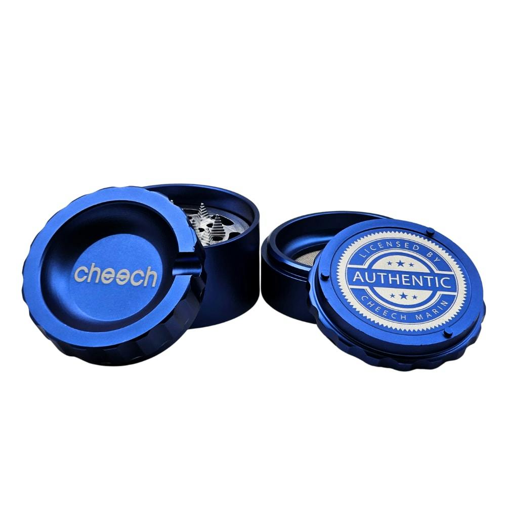 Cheech 63mm 4pc Concave Grinder - Black