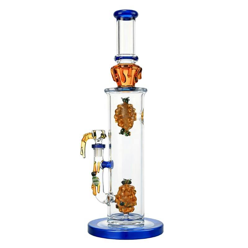 14" Arsenal Honey Drip Guardian Glass Bong - Orange