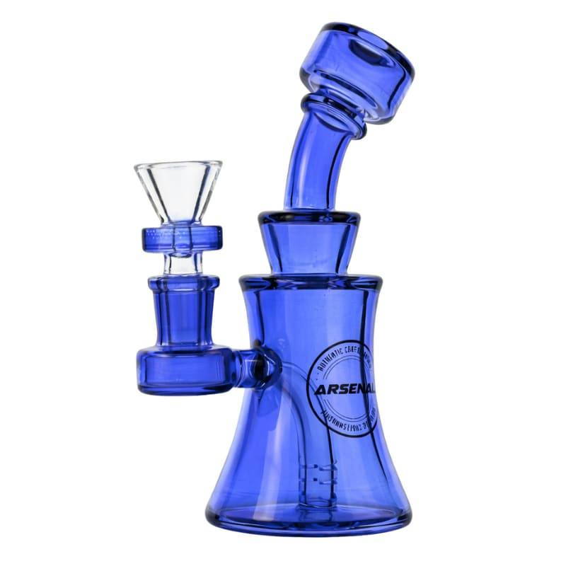 Blue Mini Prism Curve Bong