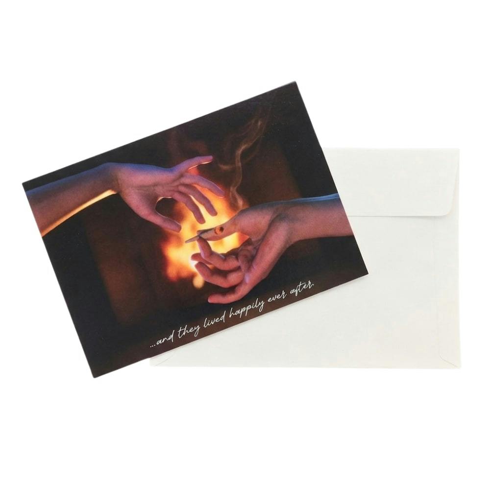 Happily Ever After - Fireplace Greeting Card w/ Envelope