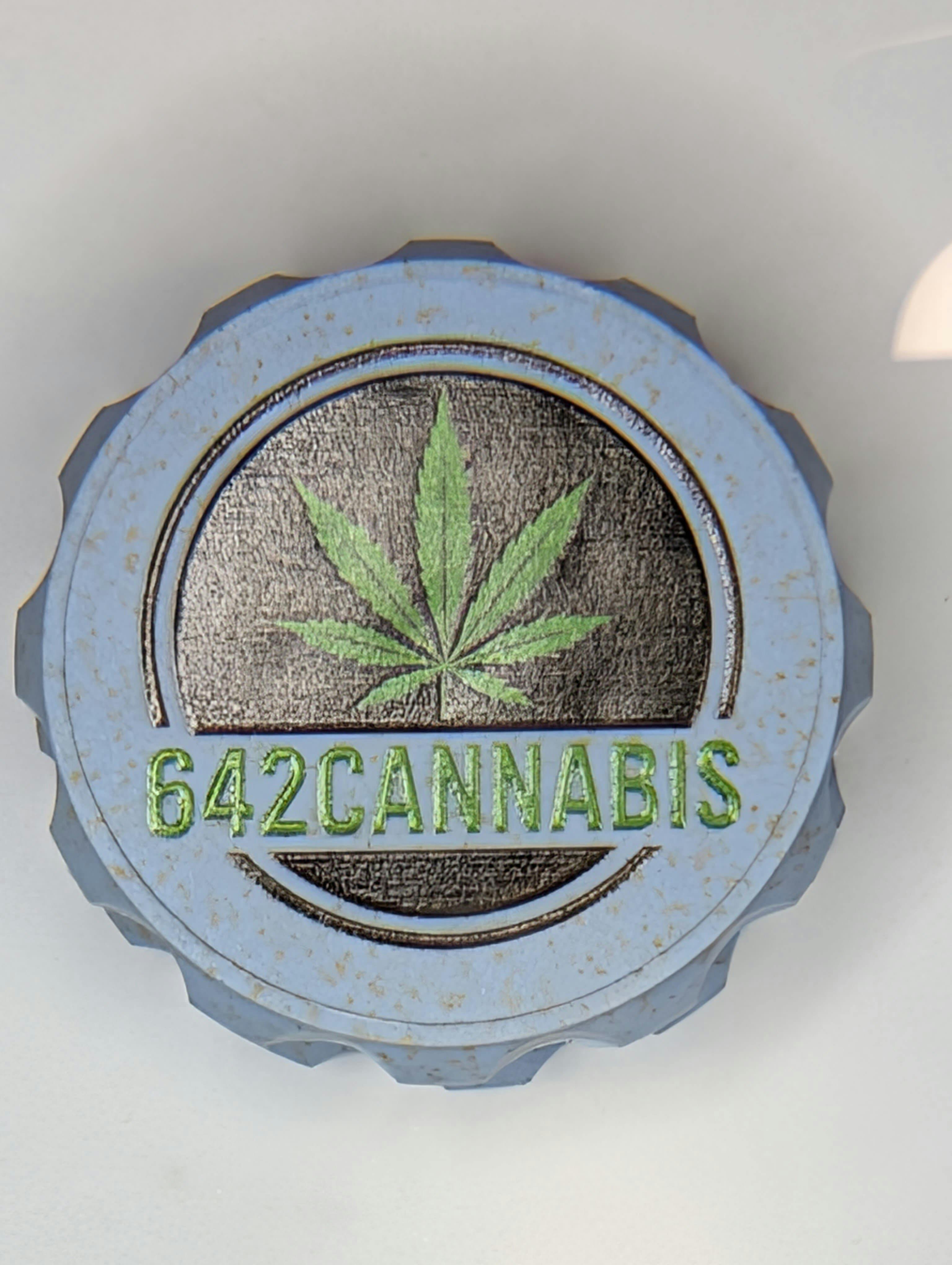 642 Hemp Grinder Blue