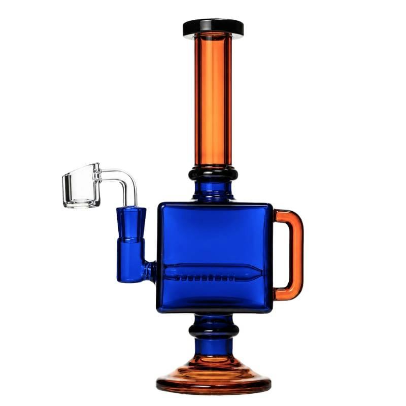 9" Square Chamber Recycler Dab Rig