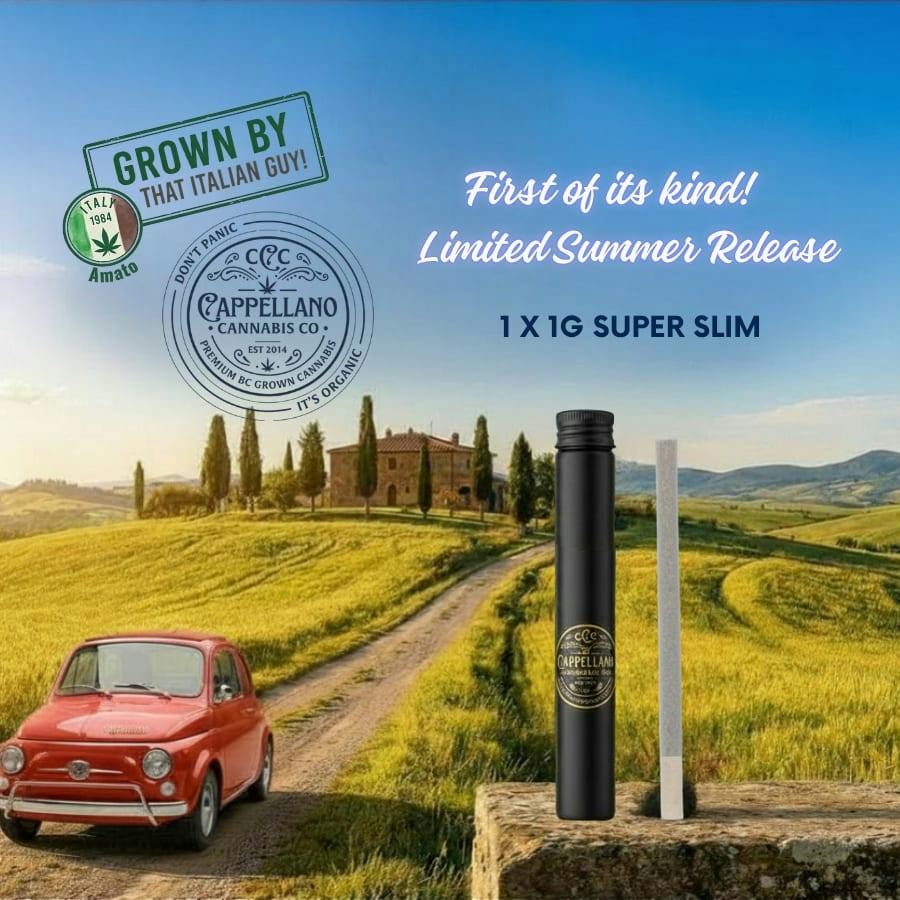 Gelatti 3x1g Organic (LSO) Super Slim Pre Roll - Cappellano