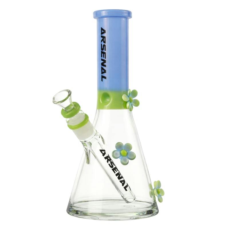Milk Green Spring Bloom Glass Beaker
