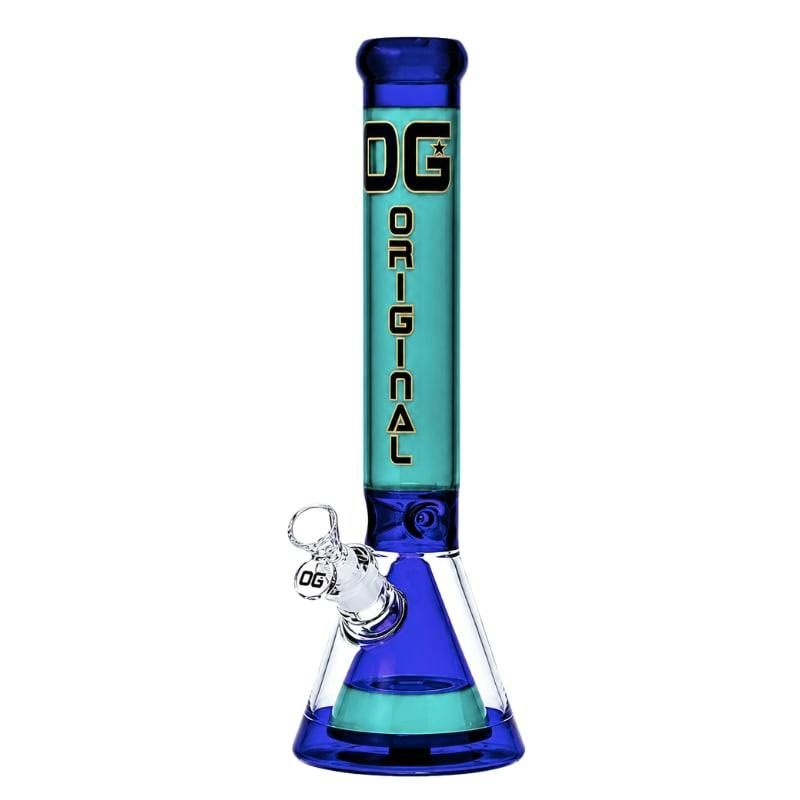 Blue 17" 7mm OG Original Full Color Beaker in Beaker