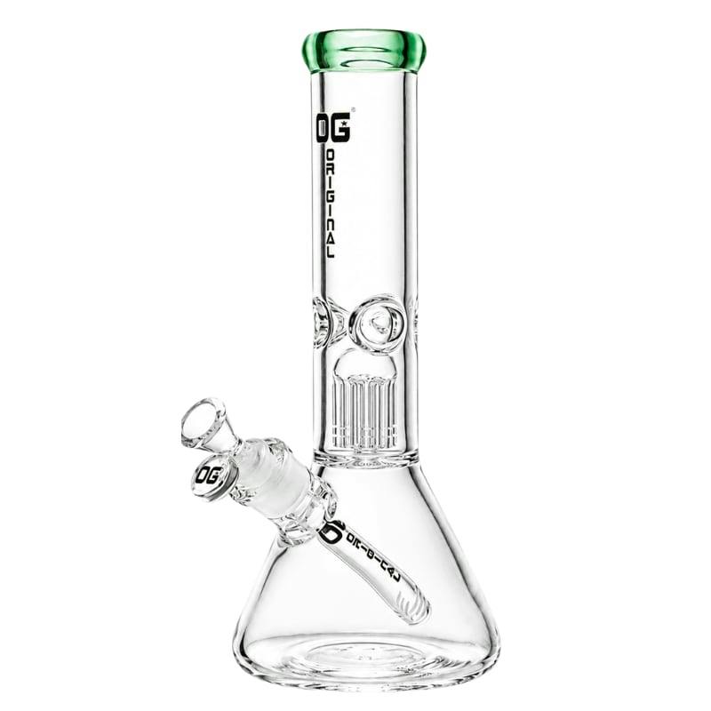 Green 12" 9mm OG Original Tree Chamber Beaker