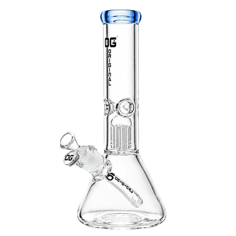 Blue 12" 9mm OG Original Tree Chamber Beaker