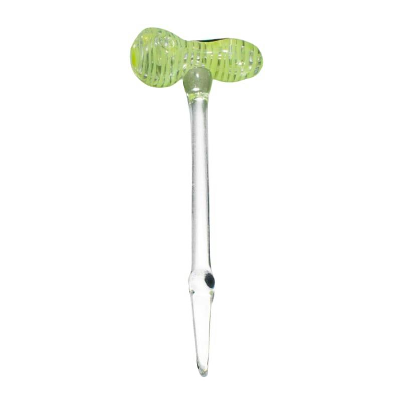 Design 1 4.5" Cheech Long Stem Glass Pipe w/ Dabber