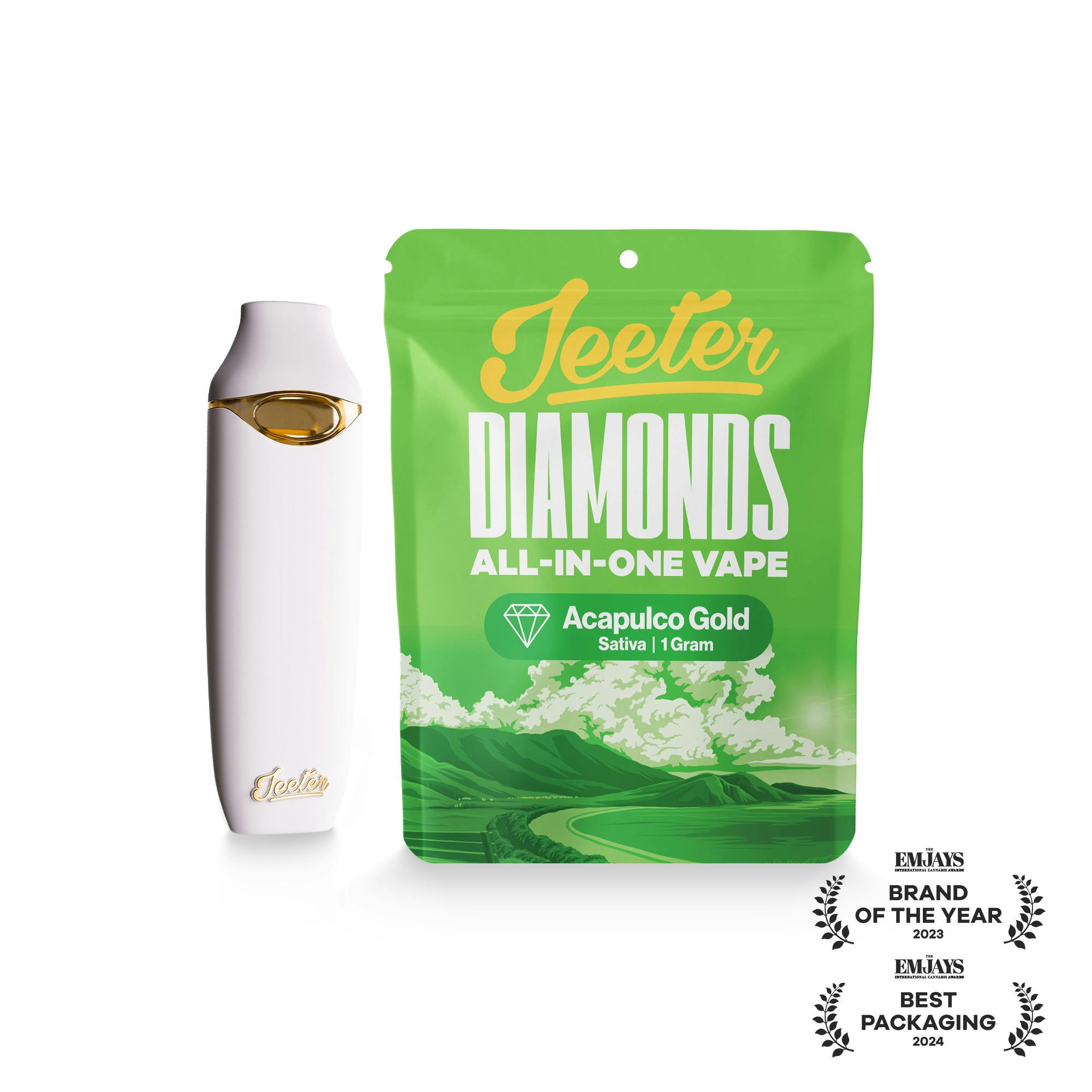 Jeeter: Liquid Diamond Vape | Acapulco Gold | All-in-One