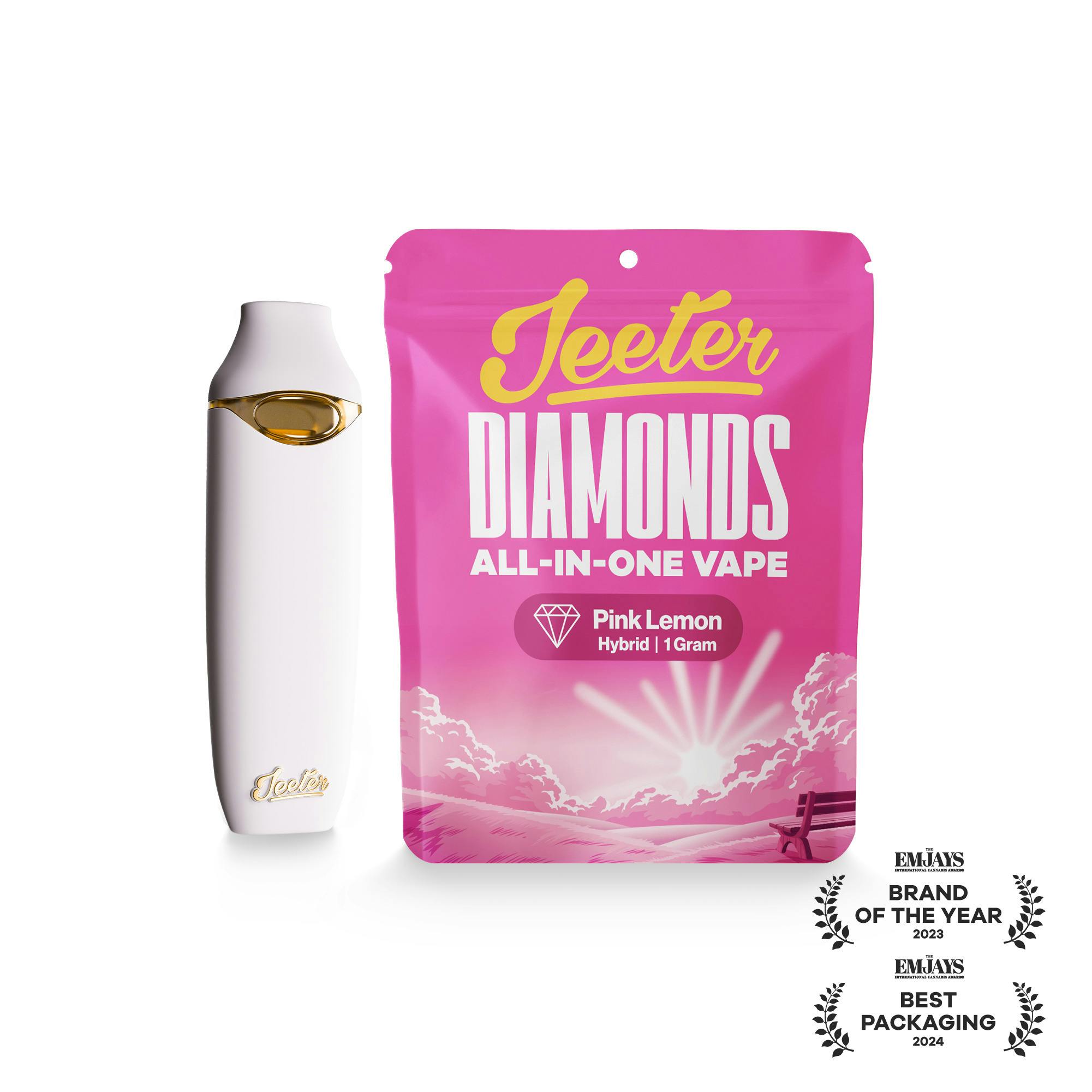 Jeeter: Liquid Diamond Vape | Pink Lemon | All-in-One