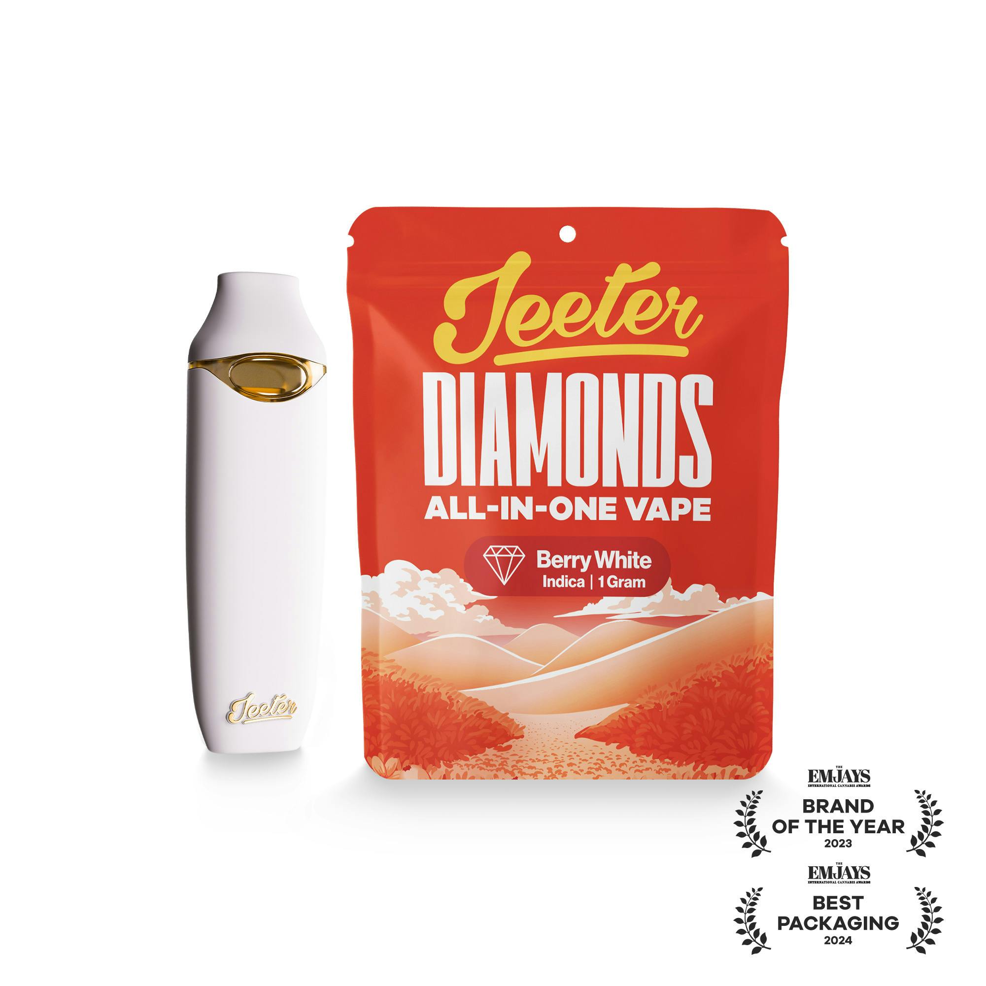 Jeeter: Liquid Diamond Vape | Berry White | All-in-One