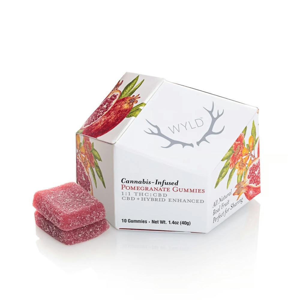 Wyld 1:1 Pomegranate Gummies