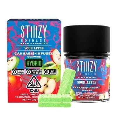 Stiiizy Sour Apple Gummies