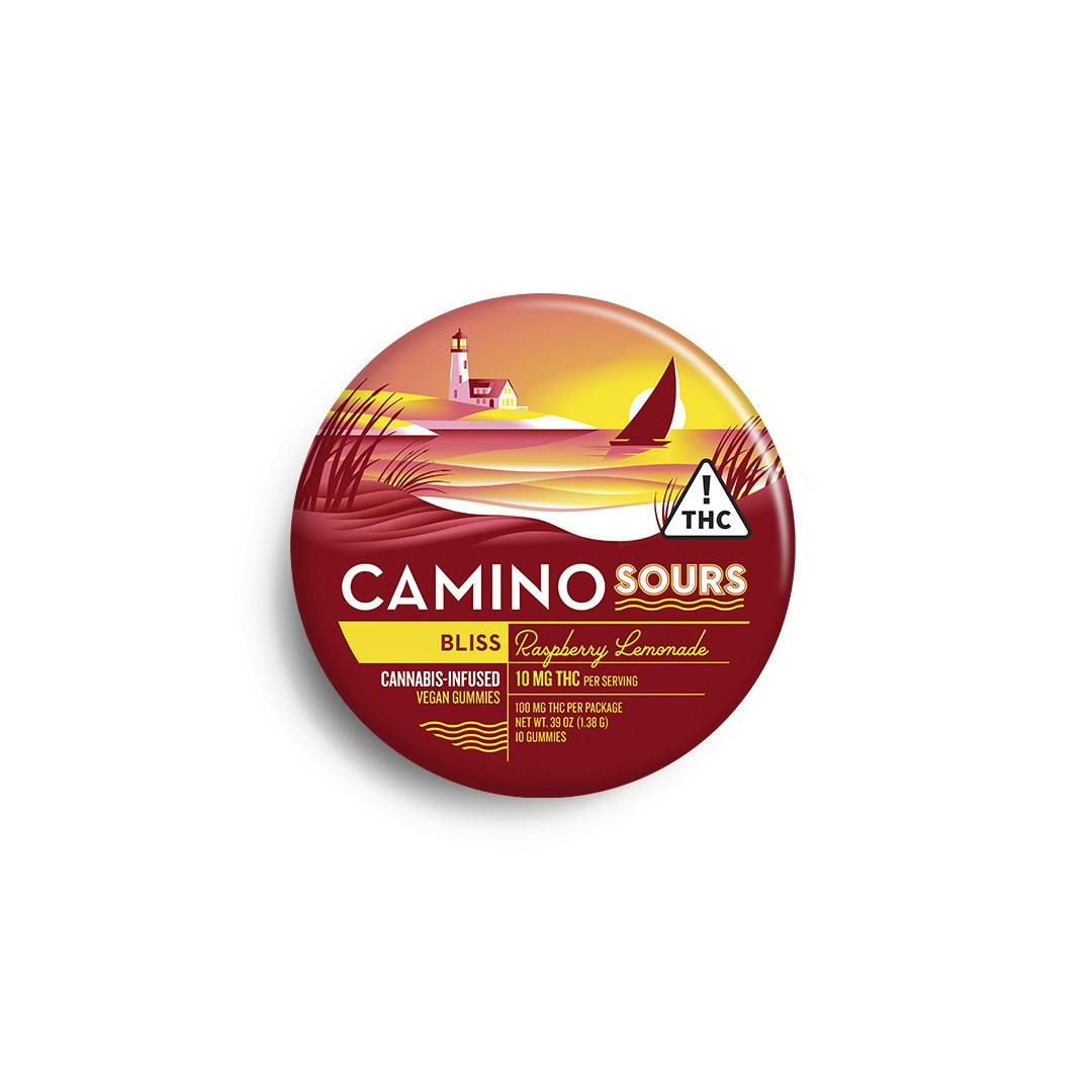 Kiva Camino Sour Raspberry Lemonade Gummies